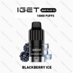 IGET BAR PLUS S3 POD - Blackberry Ice