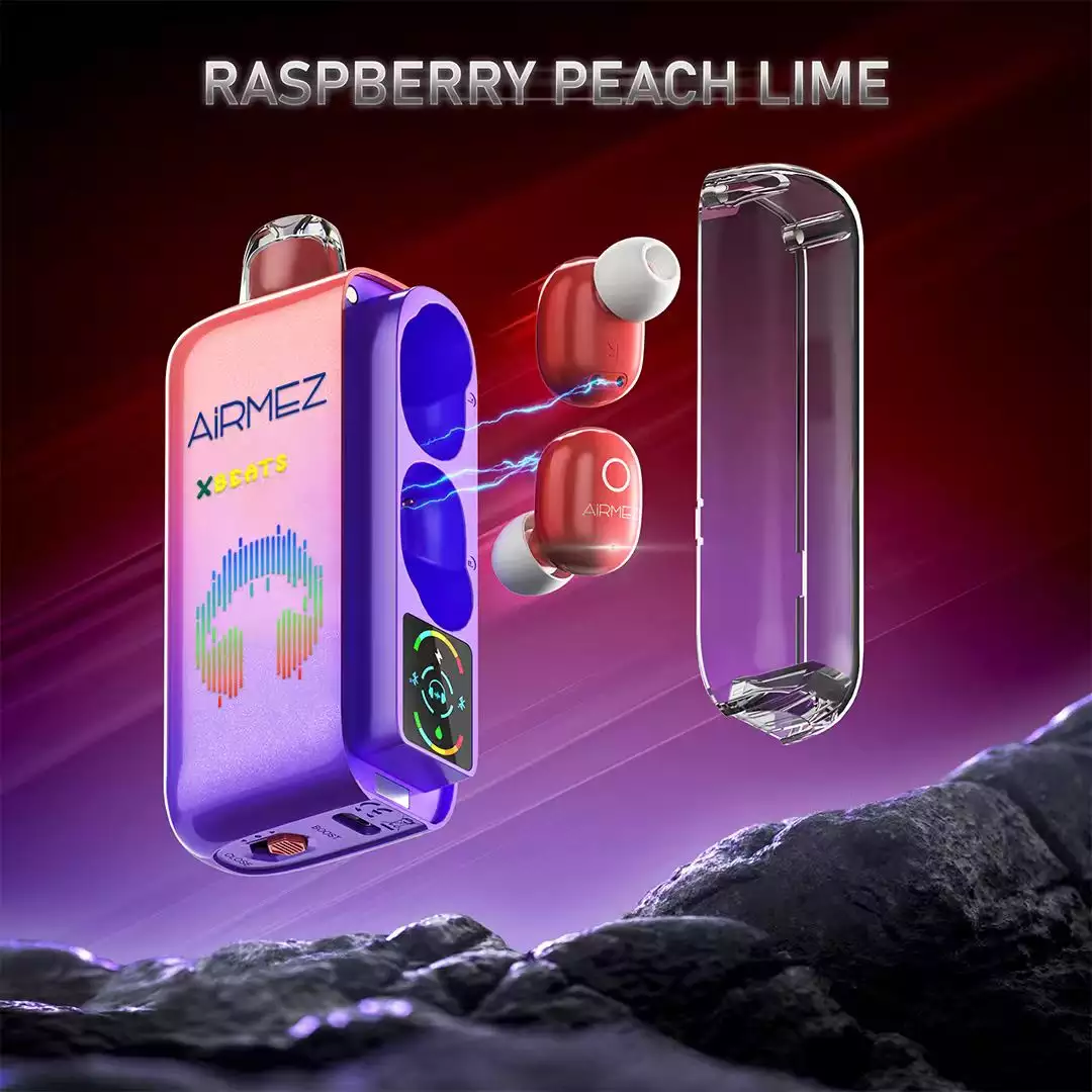 Raspberry Peach Lime AIRMEZ XBEATS 40000 - Raspberry Peach Lime - Image 1