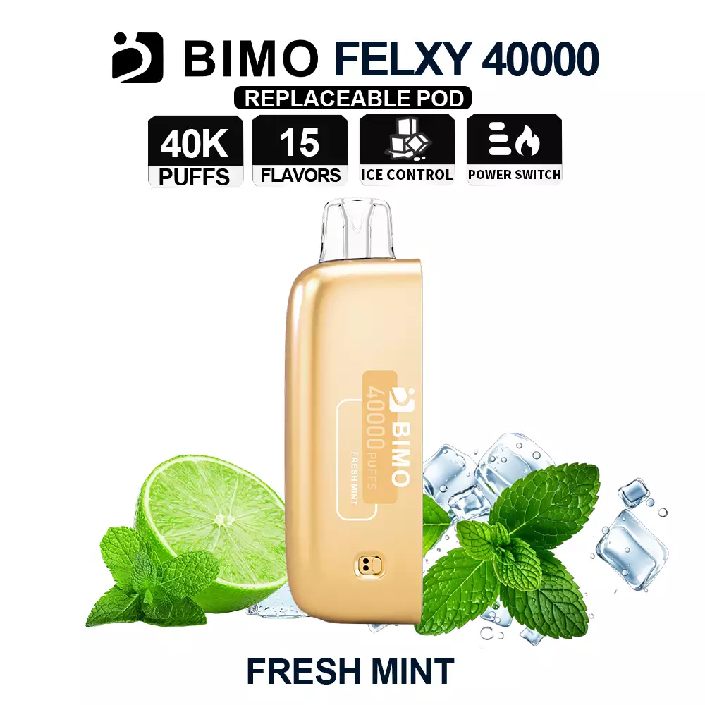 Fresh Mint BIMO FELXY 40000 Pod - Fresh Mint - Image 1
