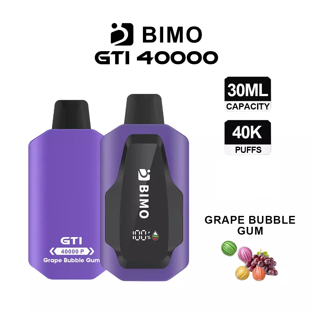 11.Grape Bubble Gum BIMO GTI 40000 - Grape Bubble Gum - Image 1