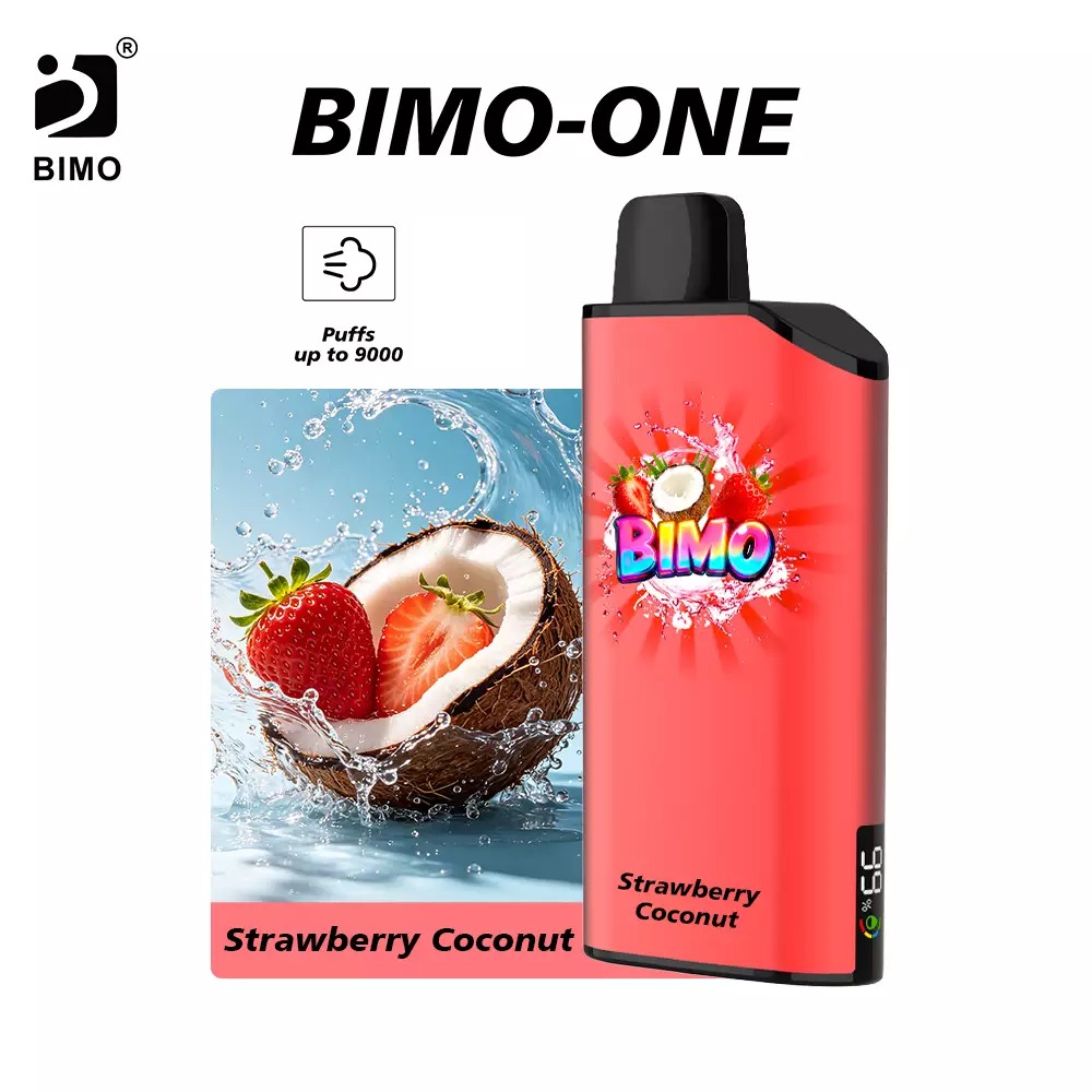 BIMO ONE Strawberry Coconut BIMO ONE 9000 - Strawberry Coconut - Image 1