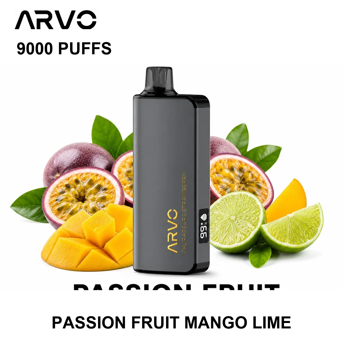 arvo-9000-puffs-passion-fruit-mango-lime ARVO 9000 - Passion Fruit Mango Lime - Image 1